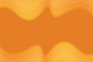 yellow fluid wave template background vector
