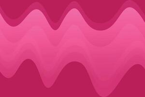 pink fluid wave template background vector