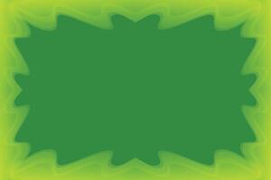 abstract gradient green fluid wave background vector
