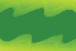 gradient green fluid wave background vector