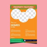 Modern and smart Real Estate Flyer vector