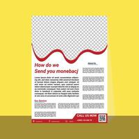 Marketing flyer Design vector