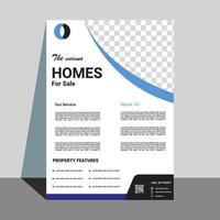 Flyer with brochure vector
