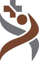 physiotherapy logo design vector