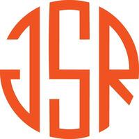 JSR Logo design vector