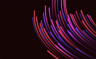 Abstract background with lines and curves vector