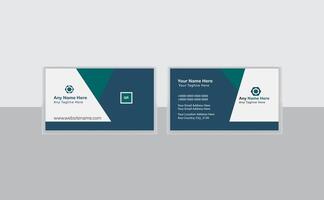 Modern and Professional Business Card For Any User vector