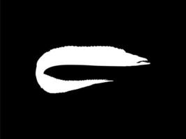 Silhouette of the Cutlass Fish, Flat Style, can use for Logo Gram, Art Illustration, Pictogram, or Graphic Design Element vector