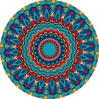 Complex Mandala Artwork with Overlapping Shapes and Radiating Layers vector