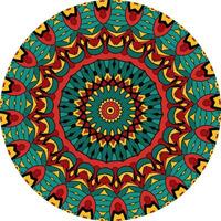Elegant Mandala Design with Layers of Animal-Inspired Geometry vector