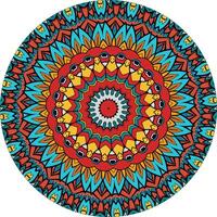Vibrant Mandala Design for Decorative Use vector