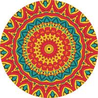 Layered Mandala Art with Interlocking Shapes and Radiating Details vector