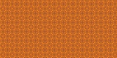 Batik kawung pattern illustration style for background design. vector