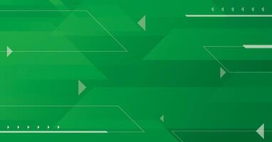Green background with white lines and arrows vector