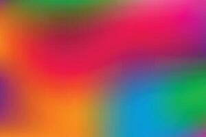 Multicolor blurred gradient background vector