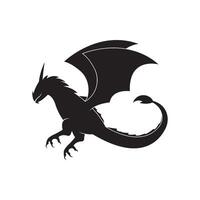 Dragon icon illustration flat design vector