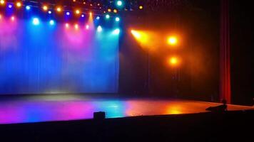 Event Stage Light Background with Spotlight Perfect for Performance Shows video