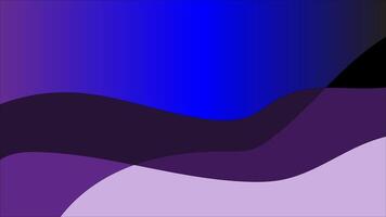 a purple and black abstract background with waves vector