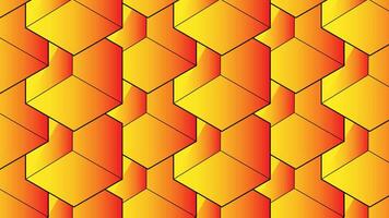 a pattern of orange and yellow squares vector