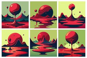 Amoeba-inspired abstract blob in modern fluid design with organic dynamic shapes vector