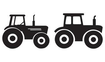 Creative and stylish tractor silhouette that fits both professional branding and casual design projects. vector