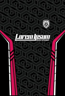 Abstract background for sports jersey pattern black pink