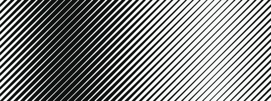 Black diagonal gradient background. Parallel slanting line. Angle of thick and thin strips. Retro manga backdrop for wallpaper, cover, website, poster. vector