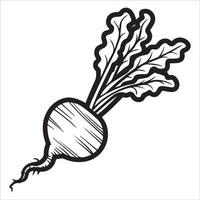 Sleek Beetroot Icon Design Set vector