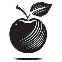 Simple Classic Apple Icon vector