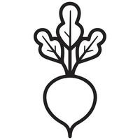 Smooth Beetroot Icon Collection vector