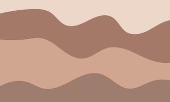 Waves Background Mocha Mousse Color vector