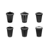Trash Can Graphic Design File vector