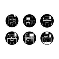 Workspace Icon - Professional Graphic Design for Digital Projects vector