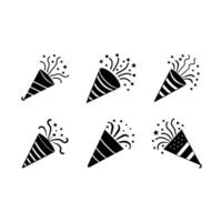 Party Popper Icon - Graphic Design for Celebrations and Events vector