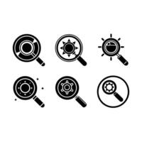 Advanced Search Icon - Graphic Design File for Web and App Use vector