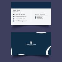 Modern business Card Template Design vector