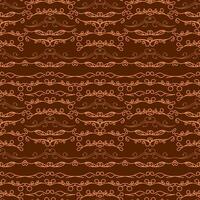 a seamless pattern on a brown background and filled with ornaments of high artistic value. Suitable for application to fabric, paper, background images, etc vector