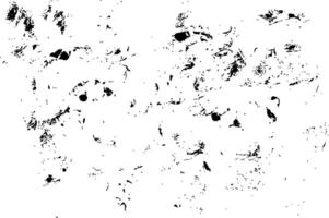 Grunge overlay texture with black ink or paint strokes isolated on white background. Grunge decoration elements vector