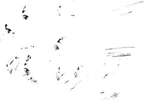Abstract grunge texture design, black paint or ink scratches. Ground texture for stain and drip effect isolated on white vector