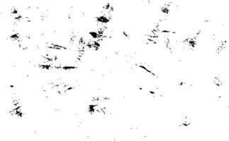 Grunge texture of black paint or ink brush strokes for design elements isolated on white vector