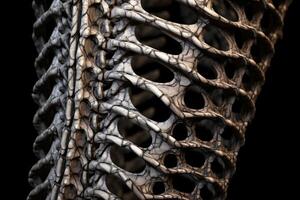 Intricate natural texture with abstract patterns photo