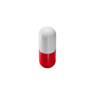 Pill Icon 3D Render Illustration png