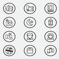 ramadan icon good for element design, moslem icon, ui design, web design, symbol etc vector