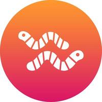 Worm Icon Design Symbol vector