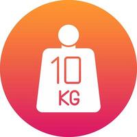 Weights Icon Design Symbol vector