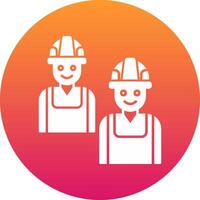 Workers Icon Design Symbol vector