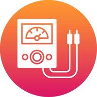 Voltmeter Icon Design Symbol vector