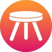 Stool Icon Design Symbol vector