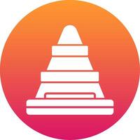 Traffic Cone Icon Design Symbol vector