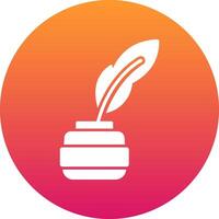 Quill Icon Design Symbol vector